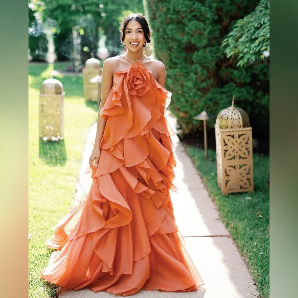Aje Pandorea Layered Maxi Dress